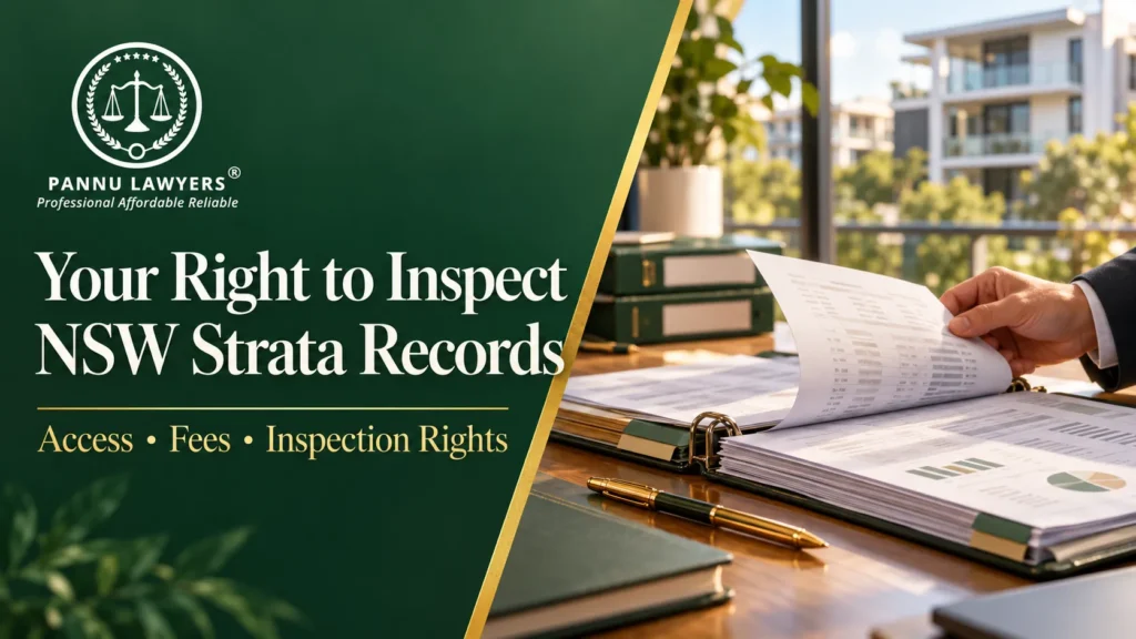 your right to inspect nsw strata records